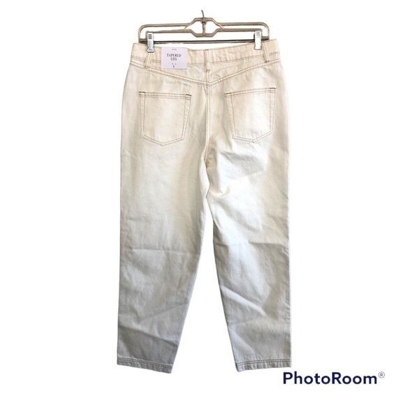 Kahlana Barfield Brown Future Collective High-Rise Overlap Waist Straigh Jeans 6 - Picture 2 of 13